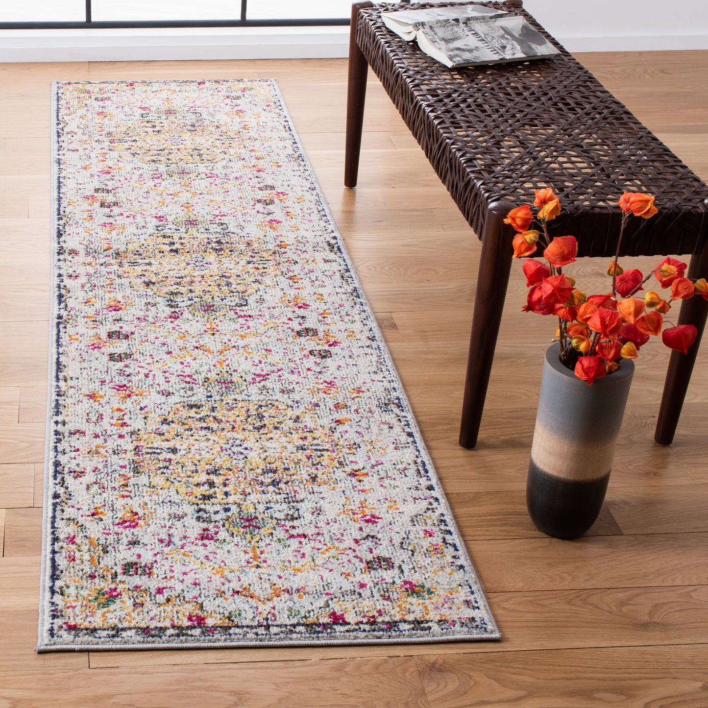 Tapis vieilli SAFAVIEH Madison Libusa Boho Medallion