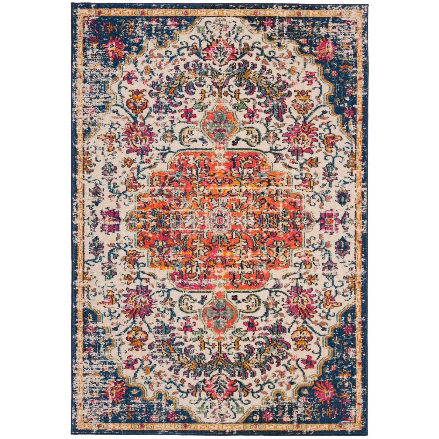 Tapis vieilli SAFAVIEH Madison Libusa Boho Medallion