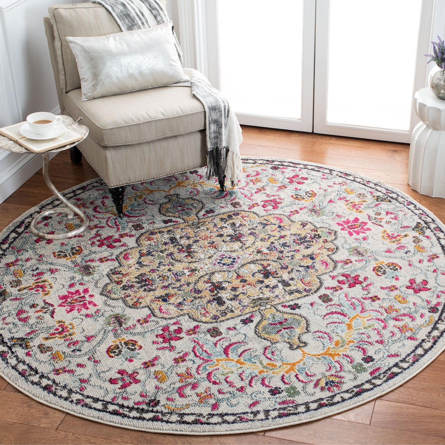Tapis vieilli SAFAVIEH Madison Libusa Boho Medallion