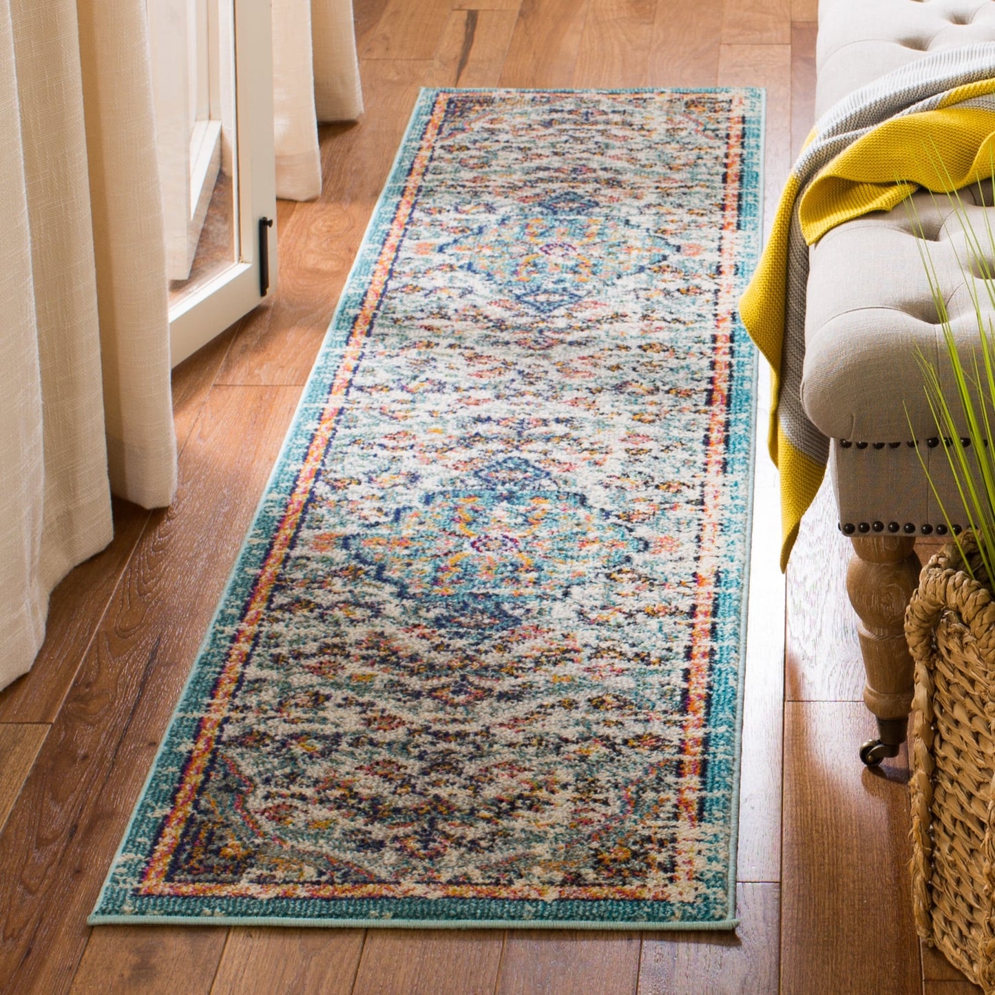 Tapis vieilli SAFAVIEH Madison Libusa Boho Medallion