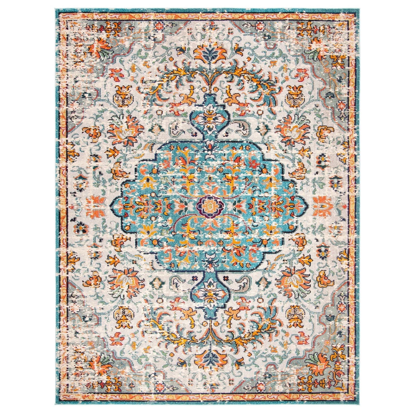 Tapis vieilli SAFAVIEH Madison Libusa Boho Medallion