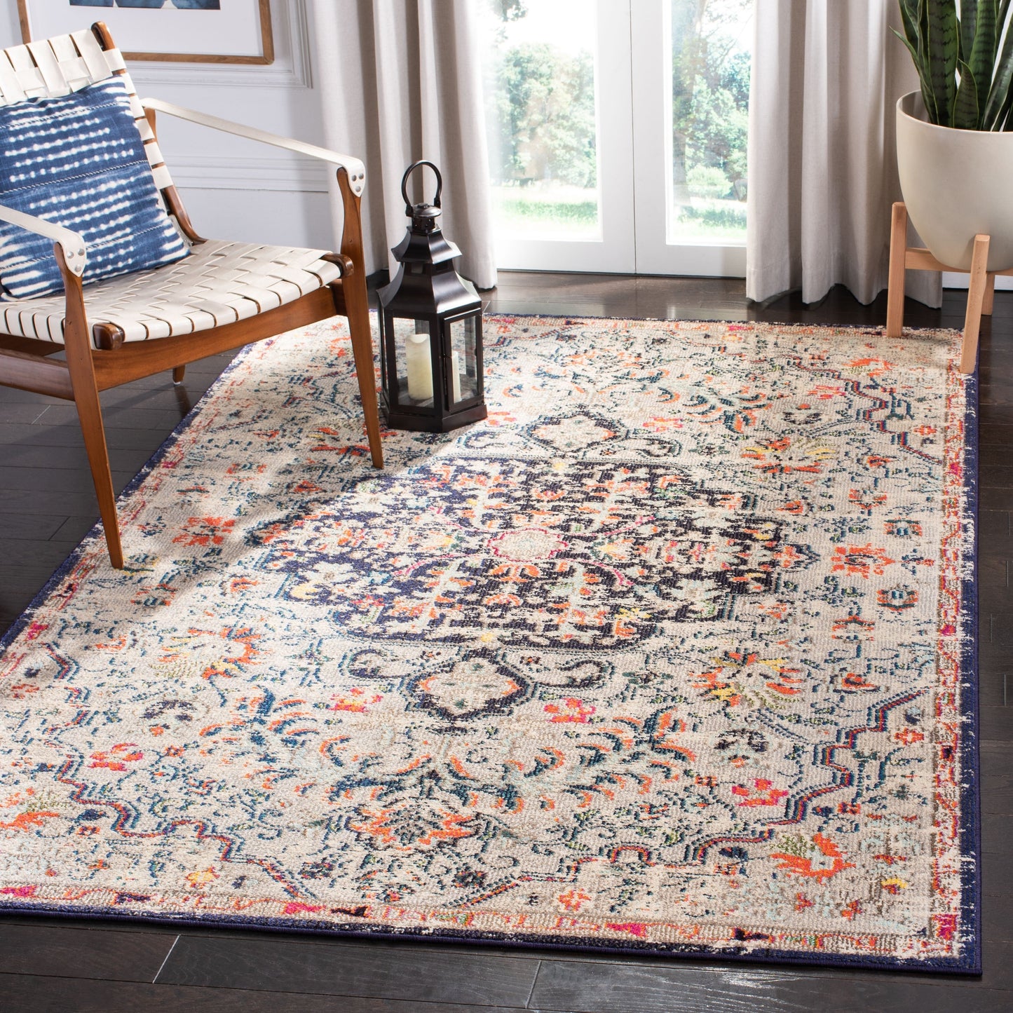 Tapis vieilli SAFAVIEH Madison Libusa Boho Medallion