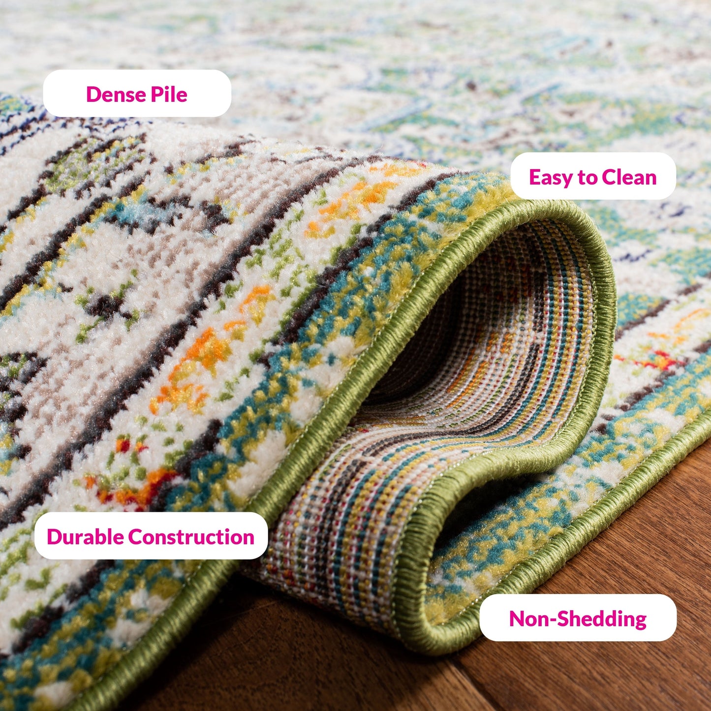 Tapis vieilli SAFAVIEH Madison Libusa Boho Medallion