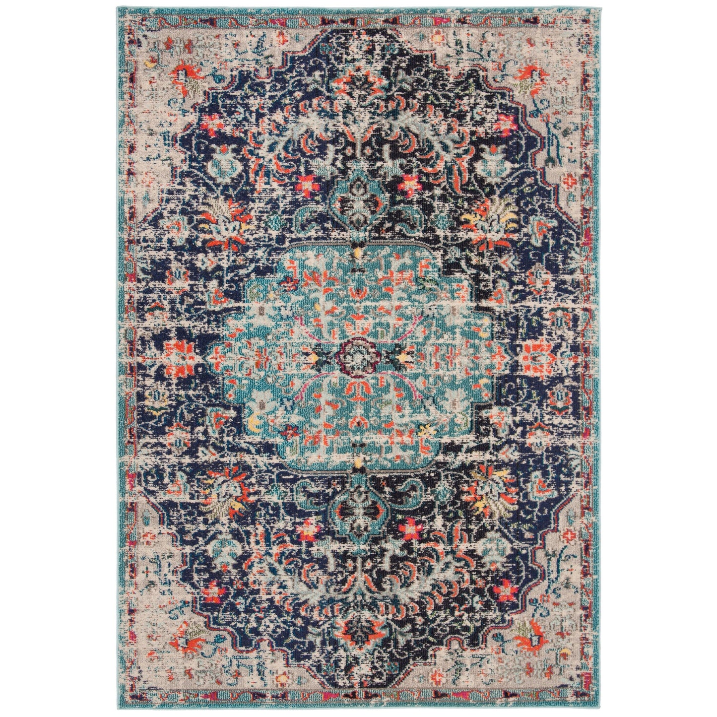 Tapis vieilli SAFAVIEH Madison Libusa Boho Medallion