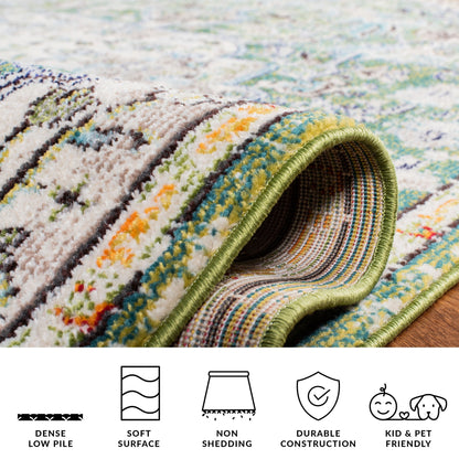 Tapis vieilli SAFAVIEH Madison Libusa Boho Medallion