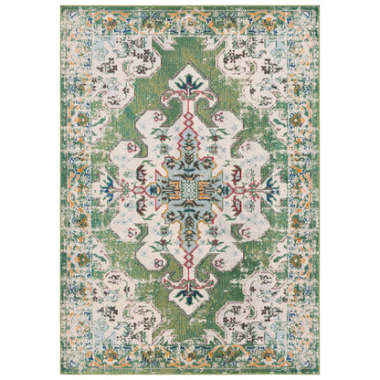 Tapis décoratif SAFAVIEH Madison Marilou Boho Medallion effet vieilli