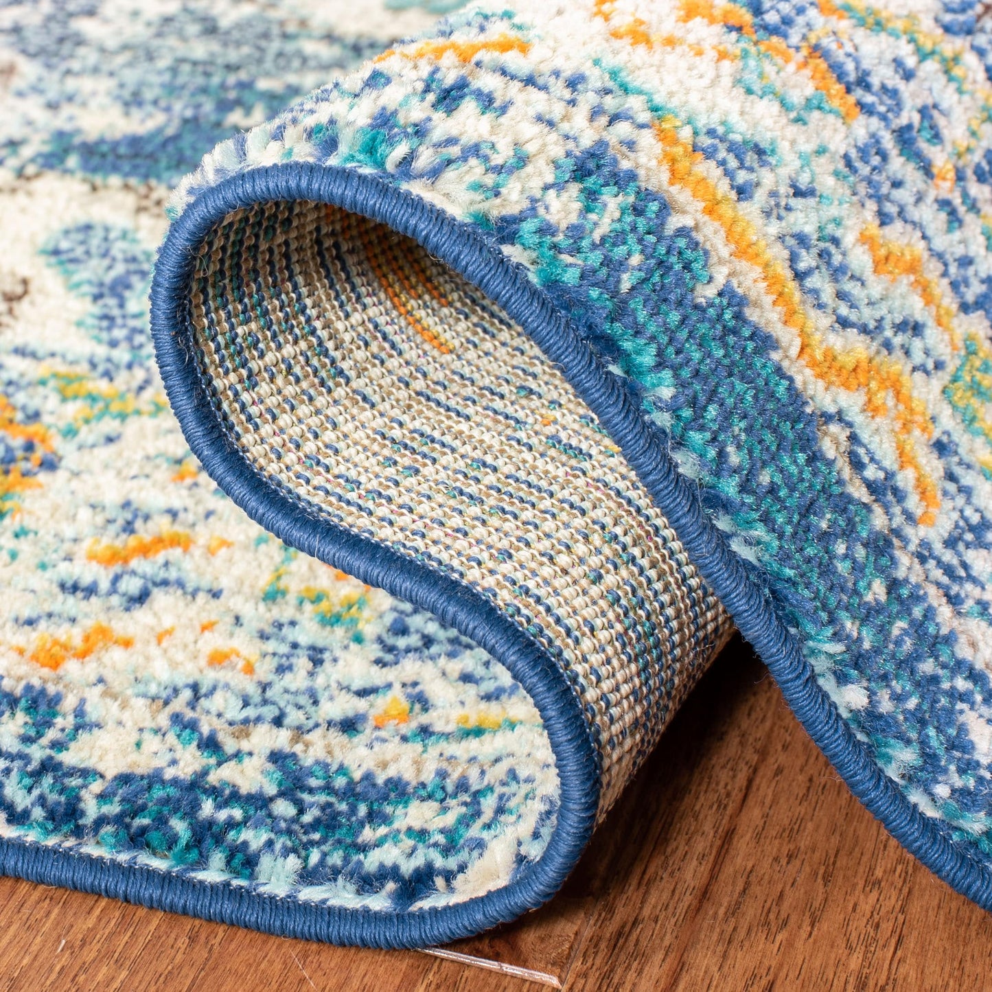 Tapis décoratif SAFAVIEH Madison Marilou Boho Medallion effet vieilli