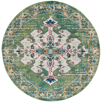 Tapis décoratif SAFAVIEH Madison Marilou Boho Medallion effet vieilli