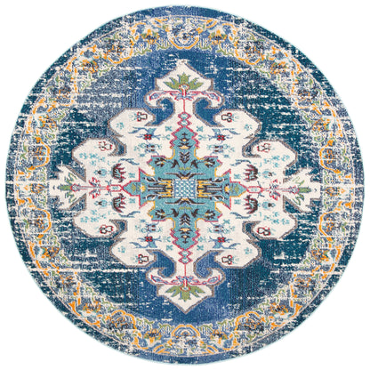 Tapis décoratif SAFAVIEH Madison Marilou Boho Medallion effet vieilli