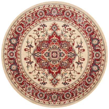 Tapis SAFAVIEH Mahal Beverley Traditional Grandeur Rouge/Naturel