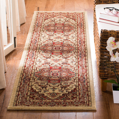 Tapis SAFAVIEH Mahal Beverley Traditional Grandeur Rouge/Naturel