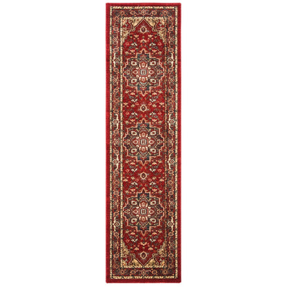 Tapis SAFAVIEH Mahal Beverley Traditional Grandeur Rouge/Naturel