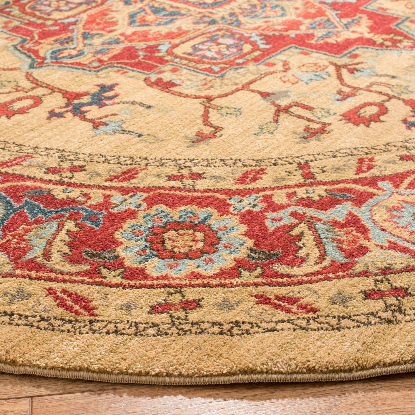Tapis SAFAVIEH Mahal Beverley Traditional Grandeur Rouge/Naturel