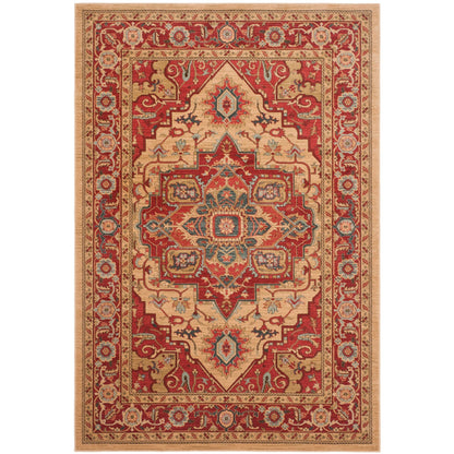Tapis SAFAVIEH Mahal Beverley Traditional Grandeur Rouge/Naturel