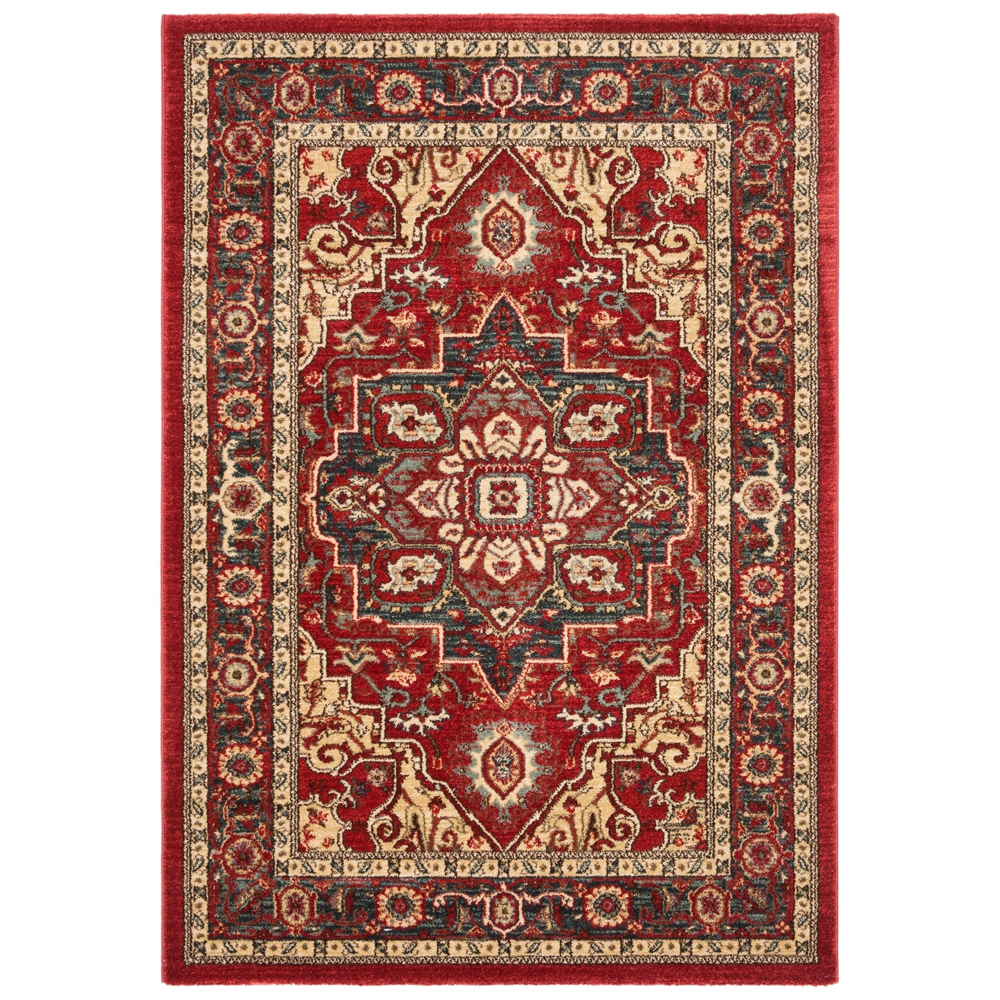 Tapis SAFAVIEH Mahal Beverley Traditional Grandeur Rouge/Naturel