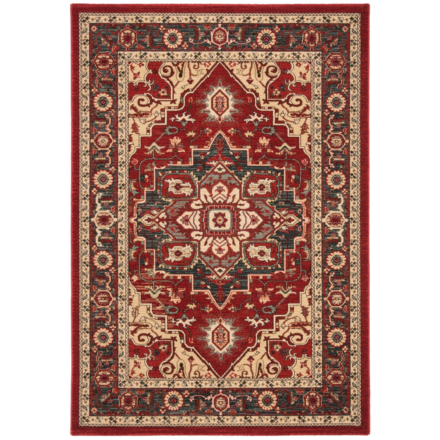 Tapis SAFAVIEH Mahal Beverley Traditional Grandeur Rouge/Naturel