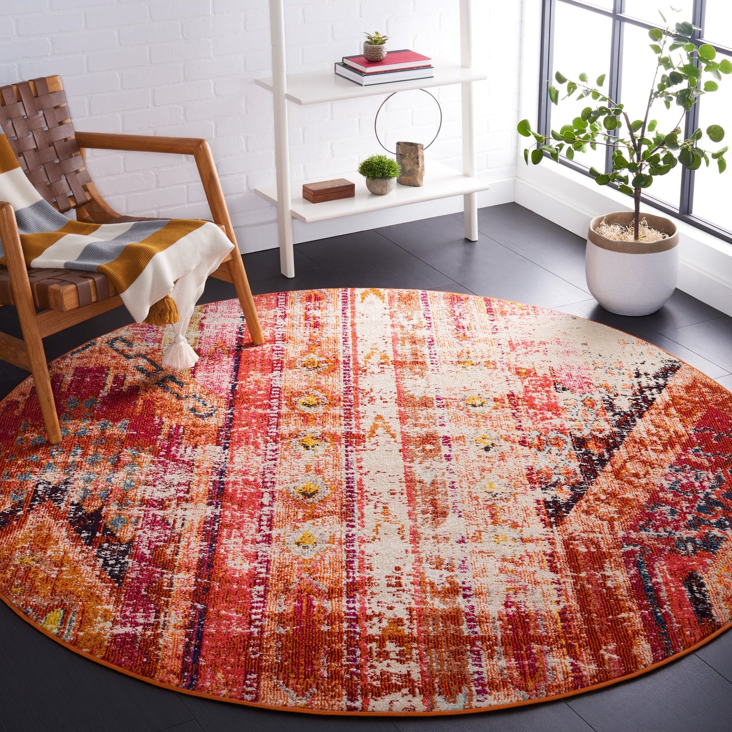SAFAVIEH Tapis Boho vieilli Monaco Brunhildis