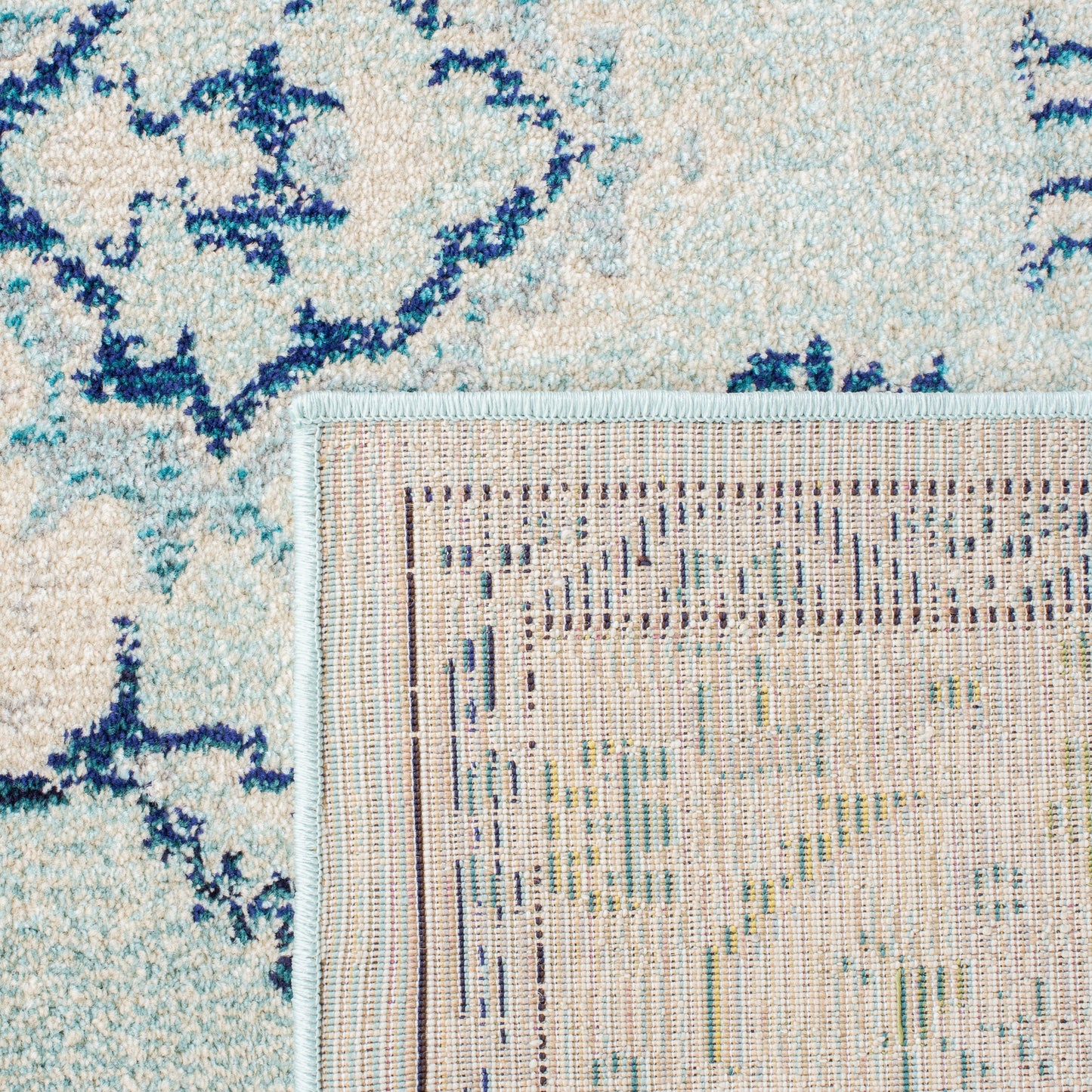 Tapis décoratif style médaillon bohème Monaco Oceane de SAFAVIEH