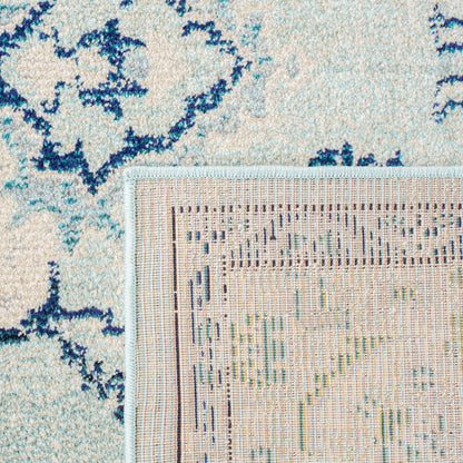 Tapis décoratif style médaillon bohème Monaco Oceane de SAFAVIEH