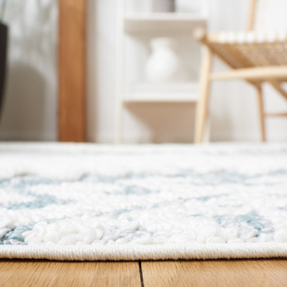 SAFAVIEH Tapis à poils longs marocains à pampilles Berneice Boho Tribal 2 pouces d'épaisseur