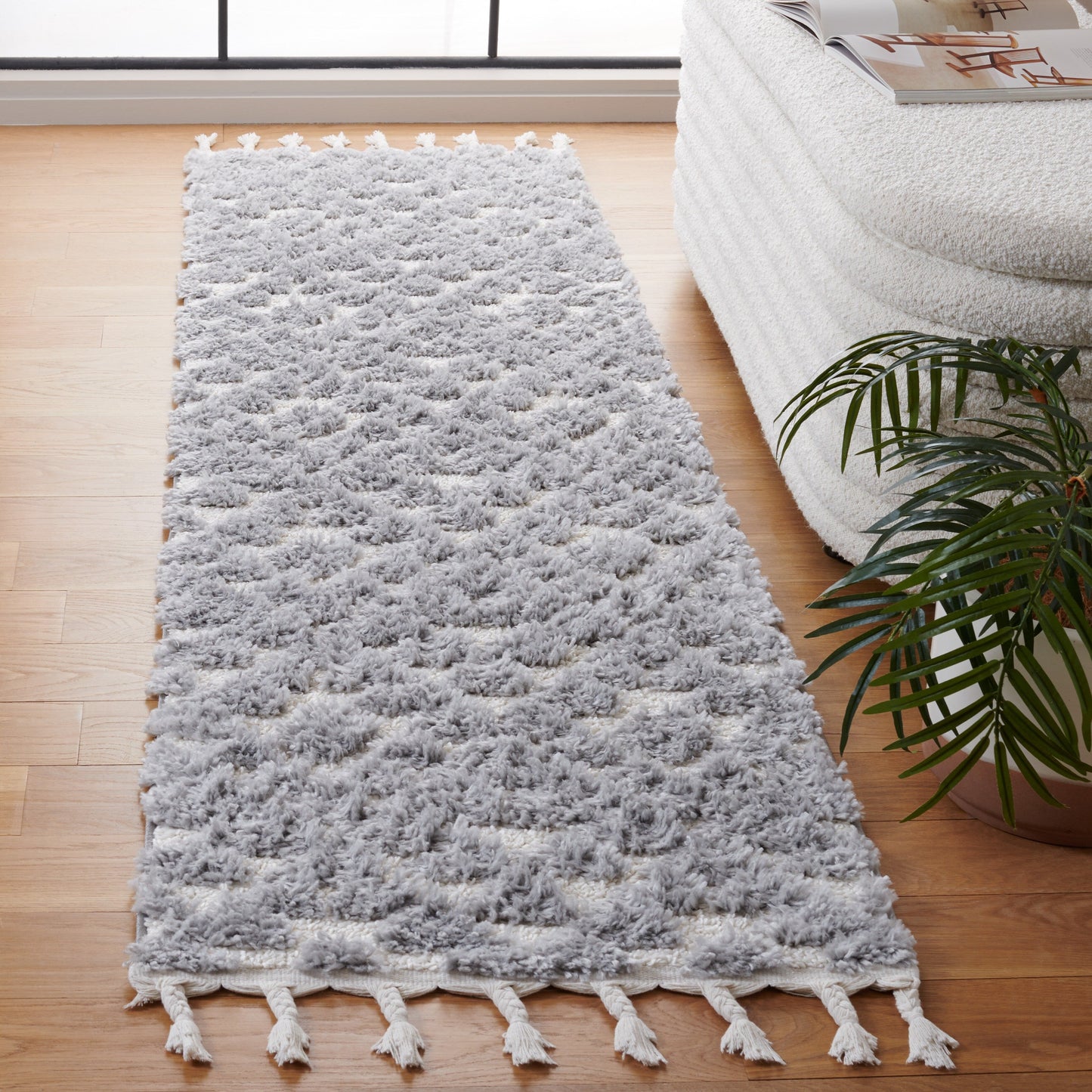 Tapis marocain à poils longs SAFAVIEH Delores, 5 cm d'épaisseur