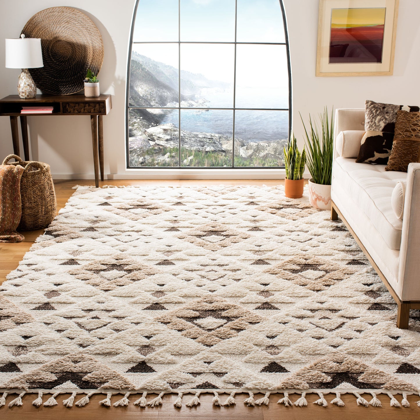 Tapis marocain à poils longs SAFAVIEH Delores, 5 cm d'épaisseur