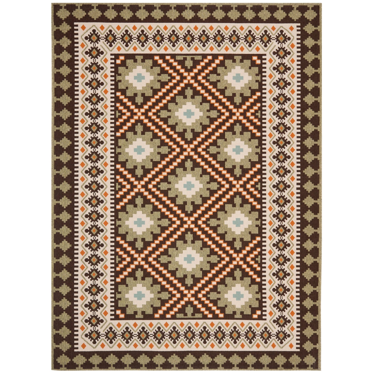 Tapis de jardin imperméable pour intérieur/extérieur SAFAVIEH Veranda Rita