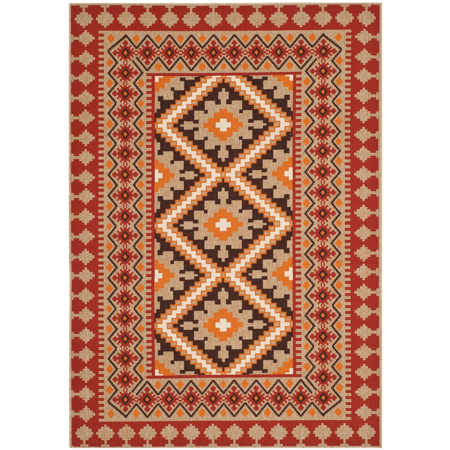 Tapis de jardin imperméable pour intérieur/extérieur SAFAVIEH Veranda Rita