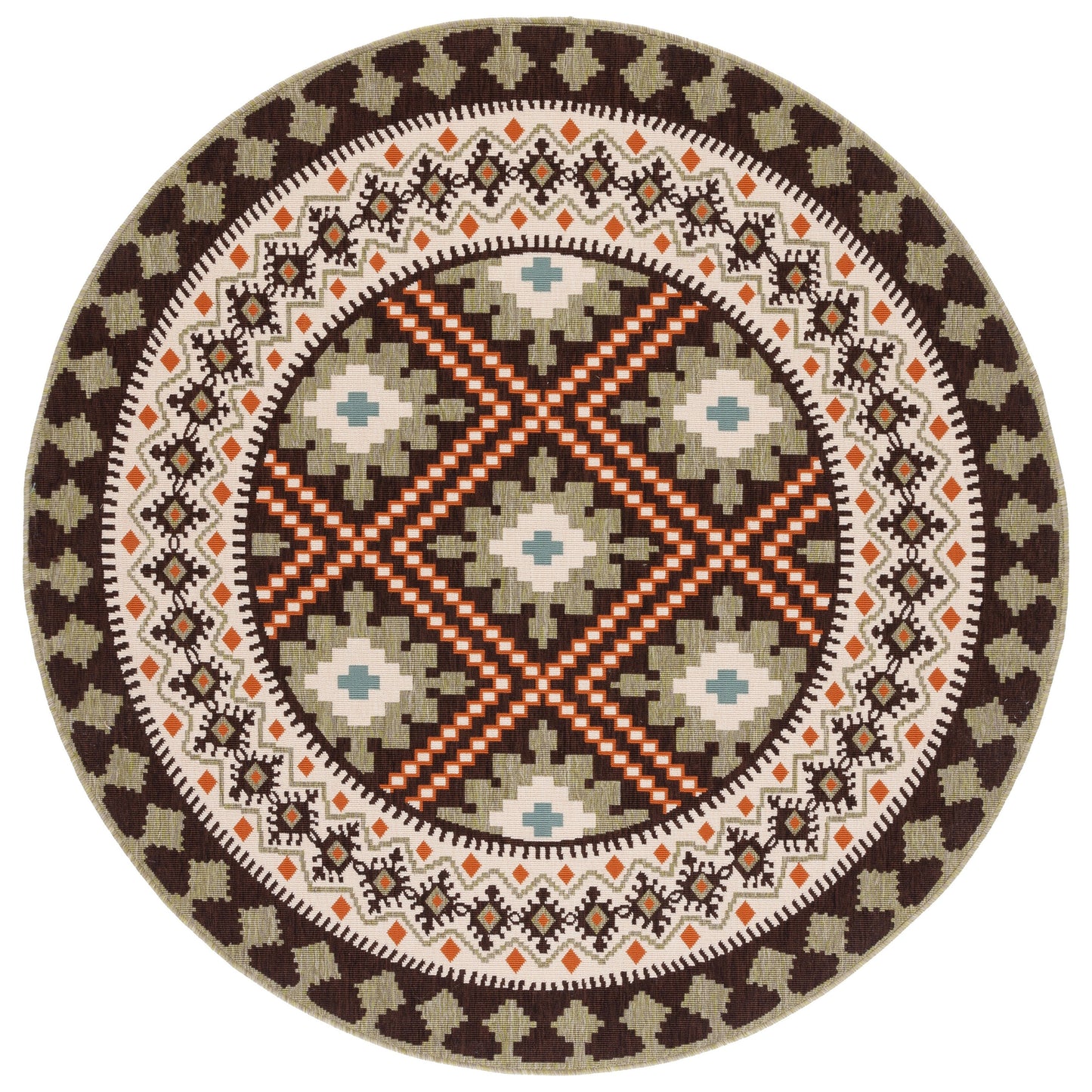 Tapis de jardin imperméable pour intérieur/extérieur SAFAVIEH Veranda Rita