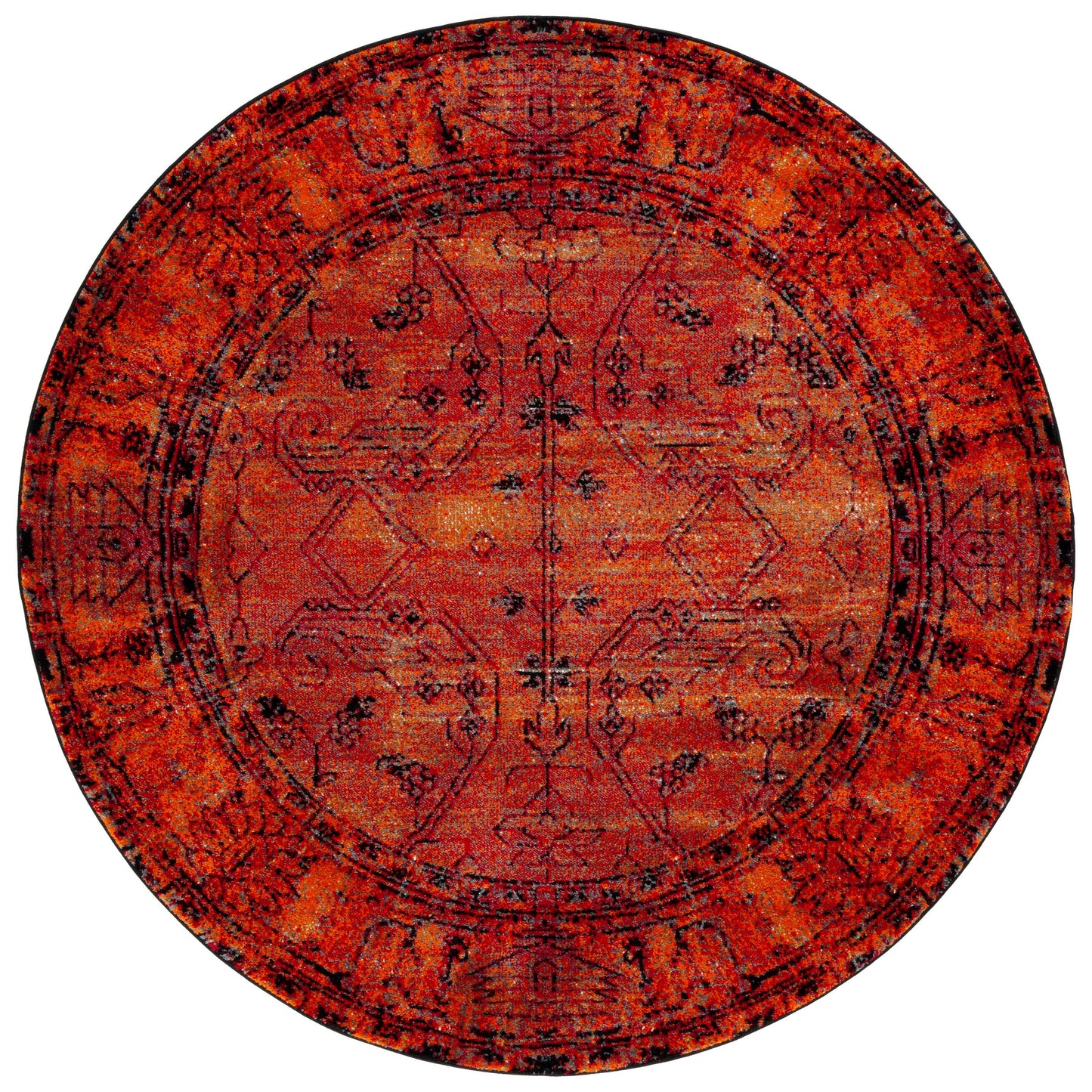 Tapis oriental vintage Hamadan Selma de SAFAVIEH, effet vieilli