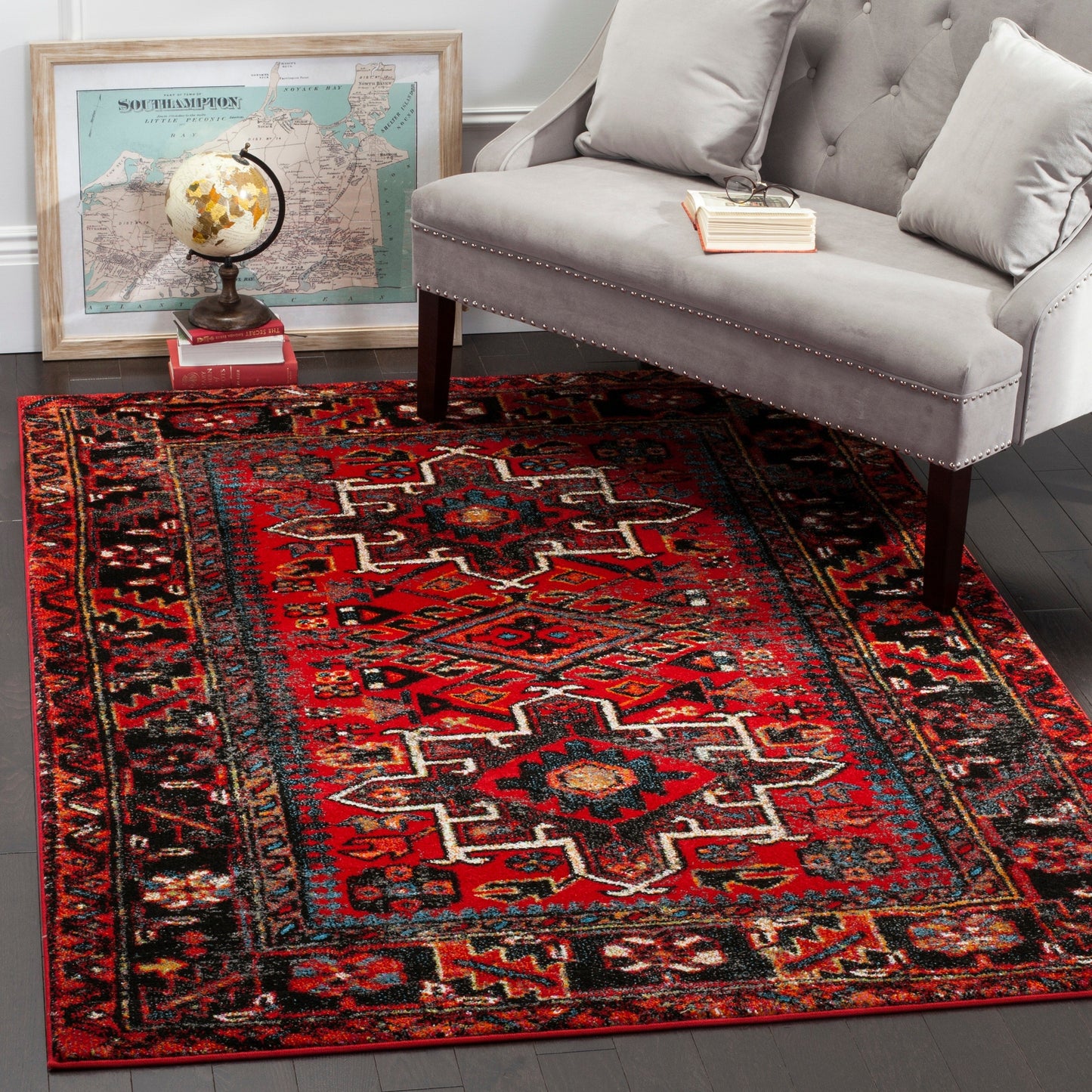 SAFAVIEH Tapis Oriental Vintage Hamadan Vina