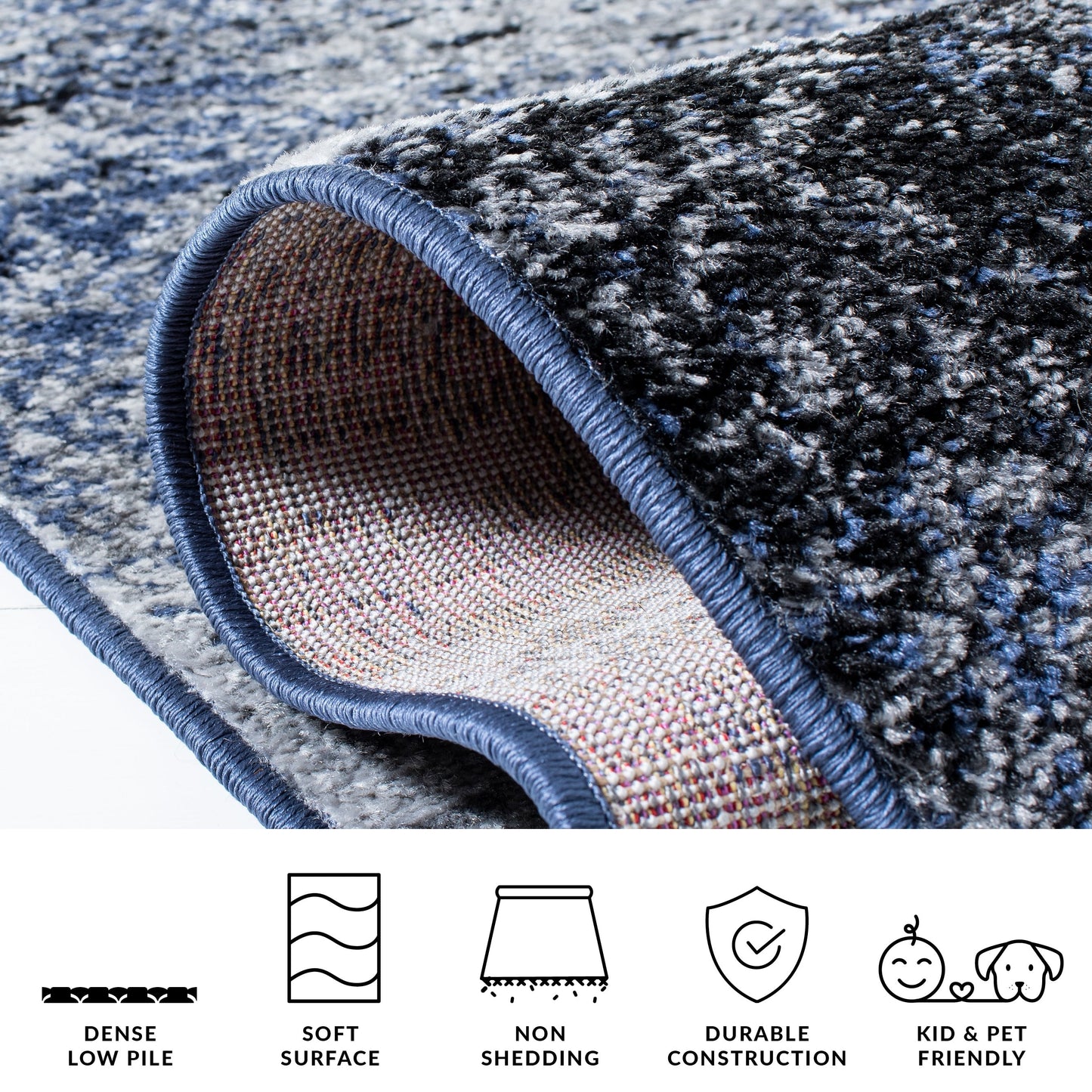 SAFAVIEH, Tapis abstrait moderne Adirondack Allegonda