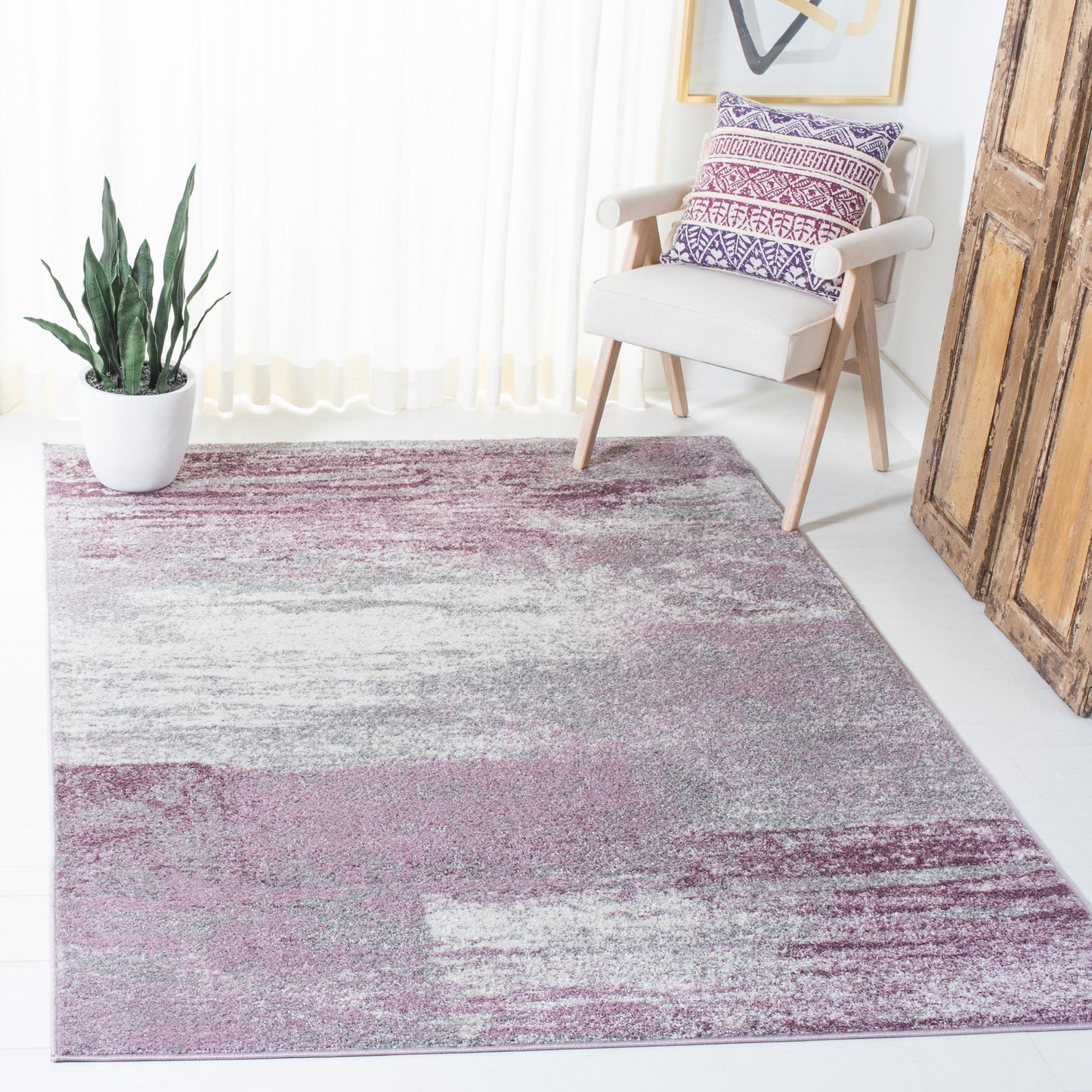 SAFAVIEH, Tapis abstrait moderne Adirondack Allegonda