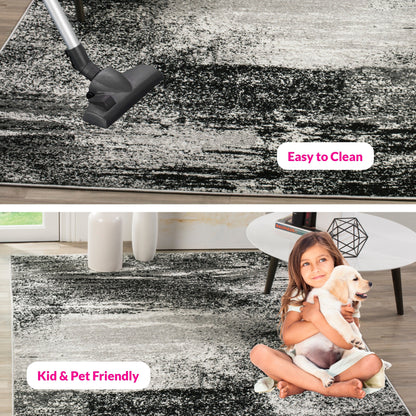 SAFAVIEH, Tapis abstrait moderne Adirondack Allegonda