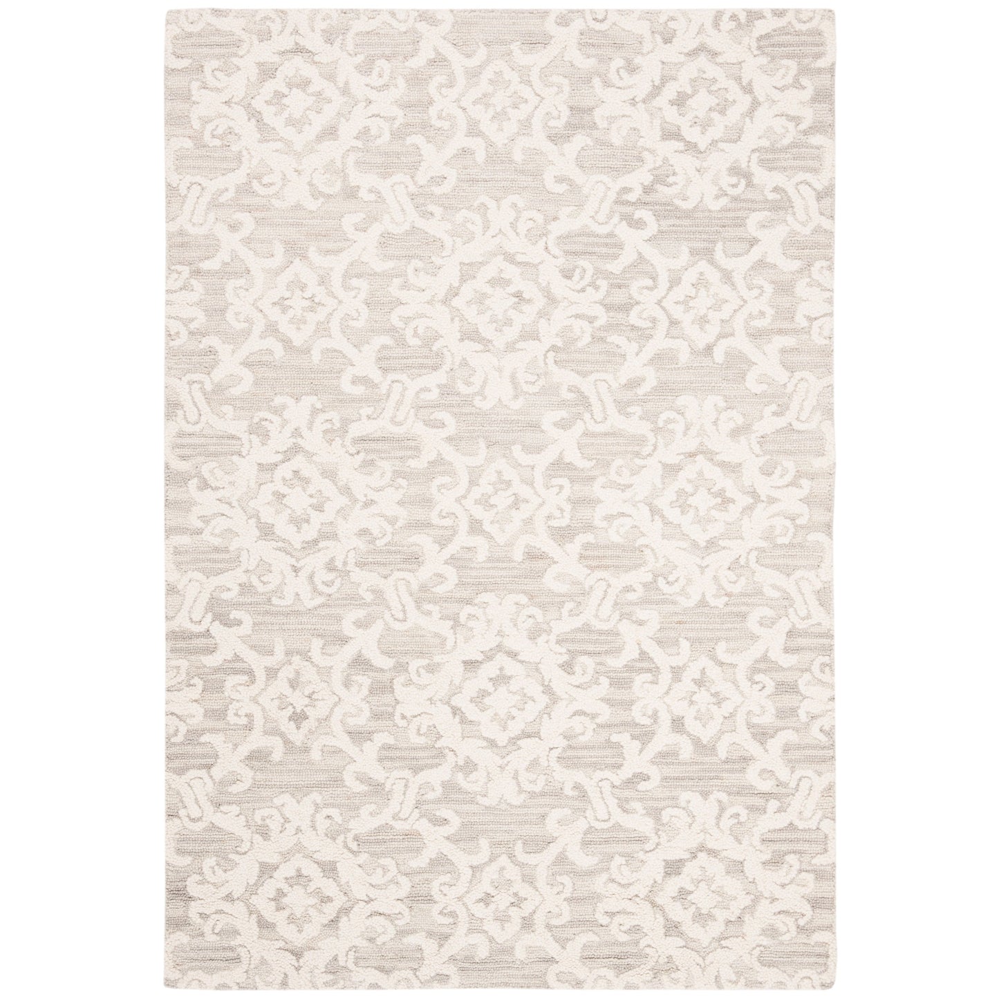 SAFAVIEH, Tapis en laine floral moderne Vesela fait main