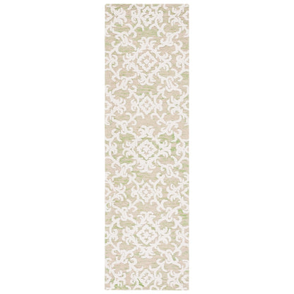 SAFAVIEH, Tapis en laine floral moderne Vesela fait main