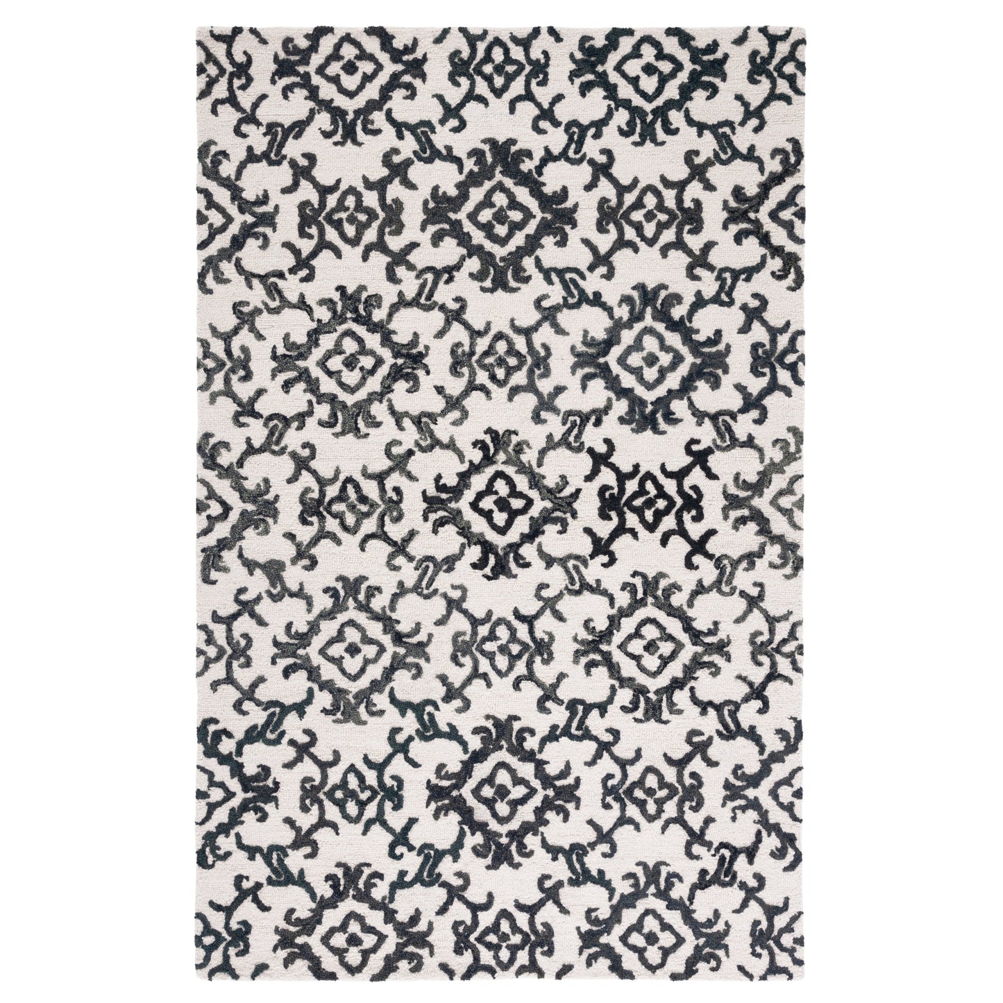 SAFAVIEH, Tapis en laine floral moderne Vesela fait main
