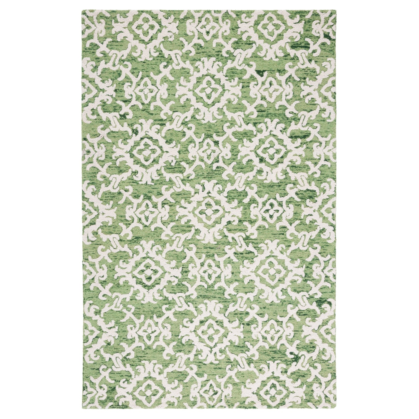 SAFAVIEH, Tapis en laine floral moderne Vesela fait main