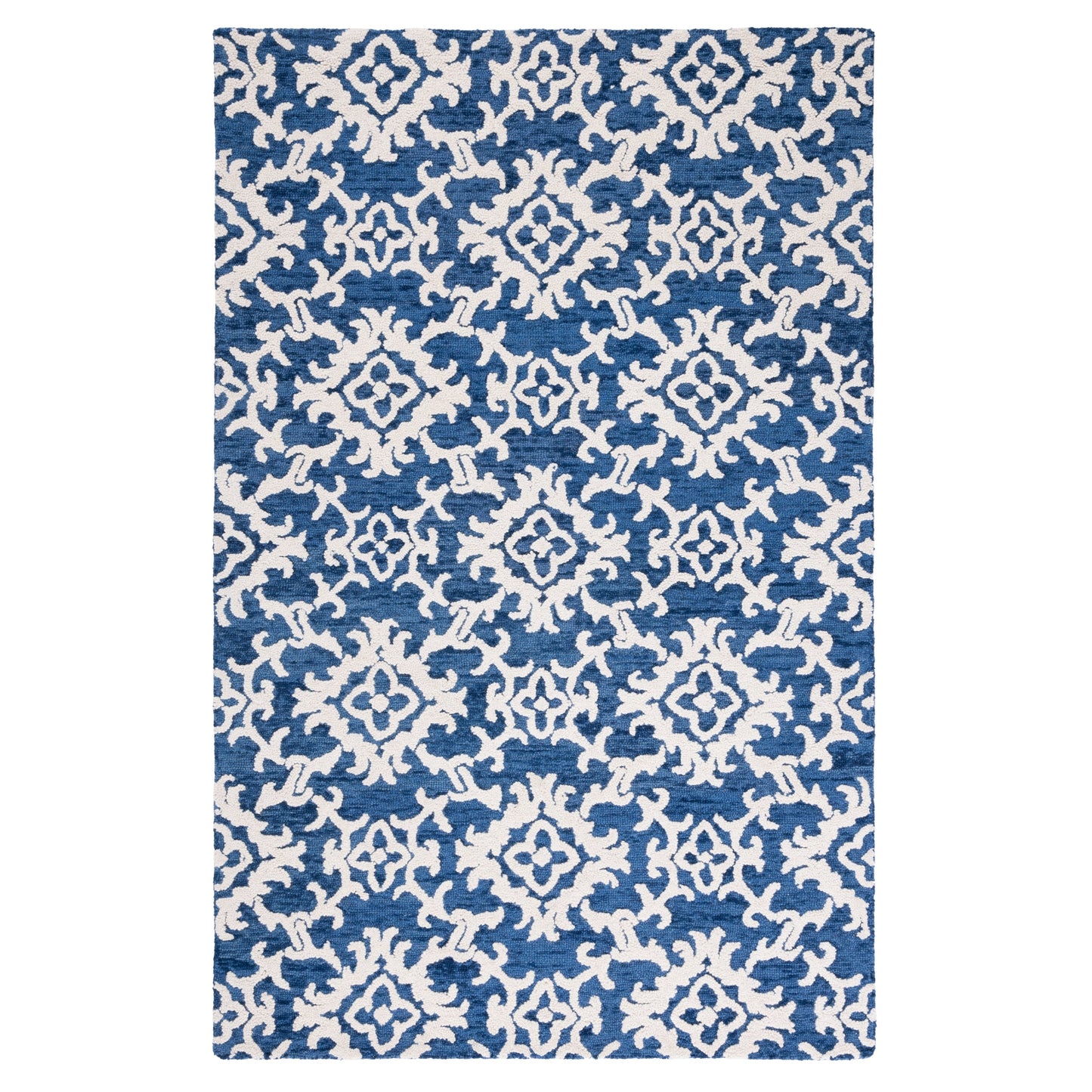 SAFAVIEH, Tapis en laine floral moderne Vesela fait main