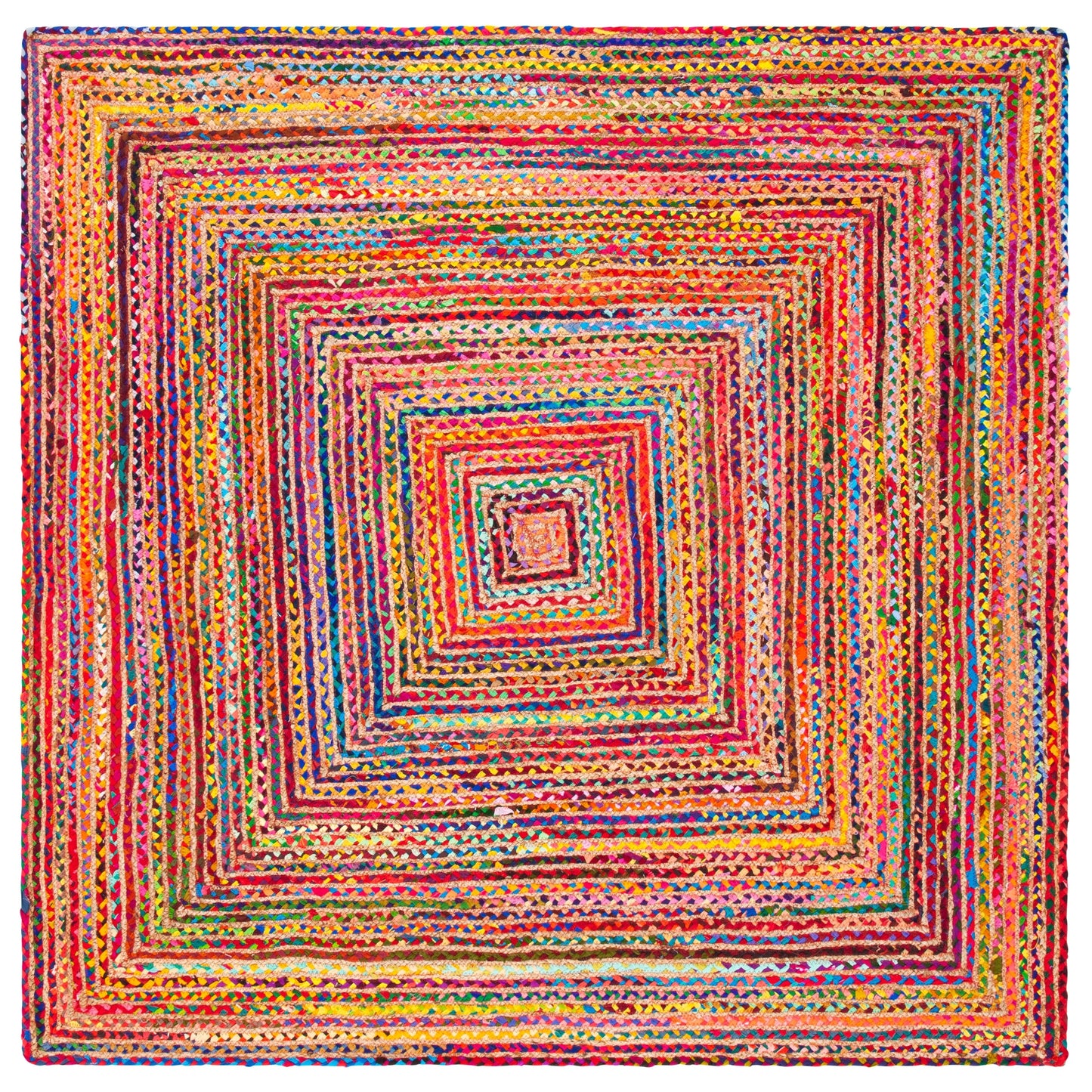 SAFAVIEH, Tapis côtier en jute bohème fait main Cape Cod Rietie