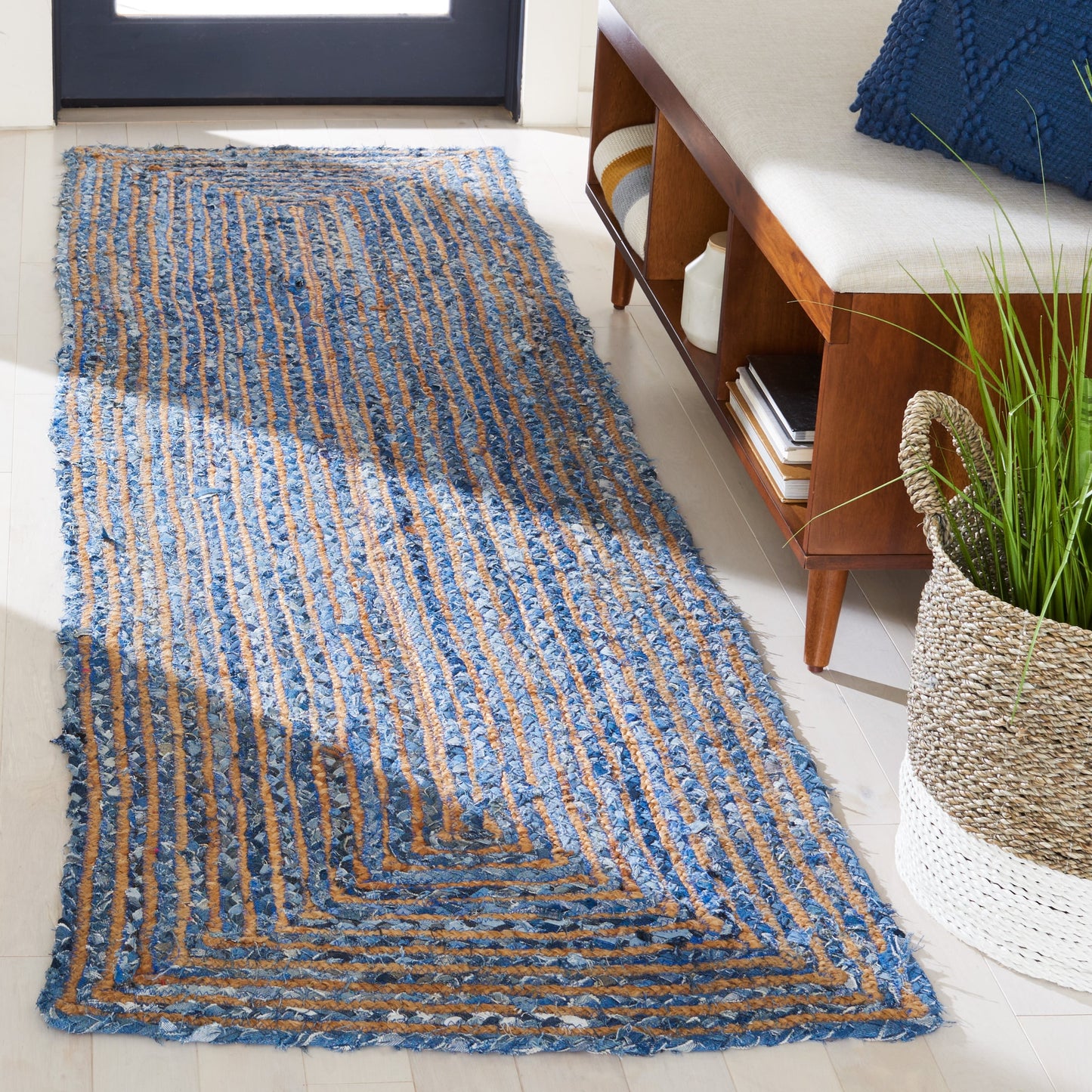 SAFAVIEH, Tapis côtier en jute bohème fait main Cape Cod Rietie