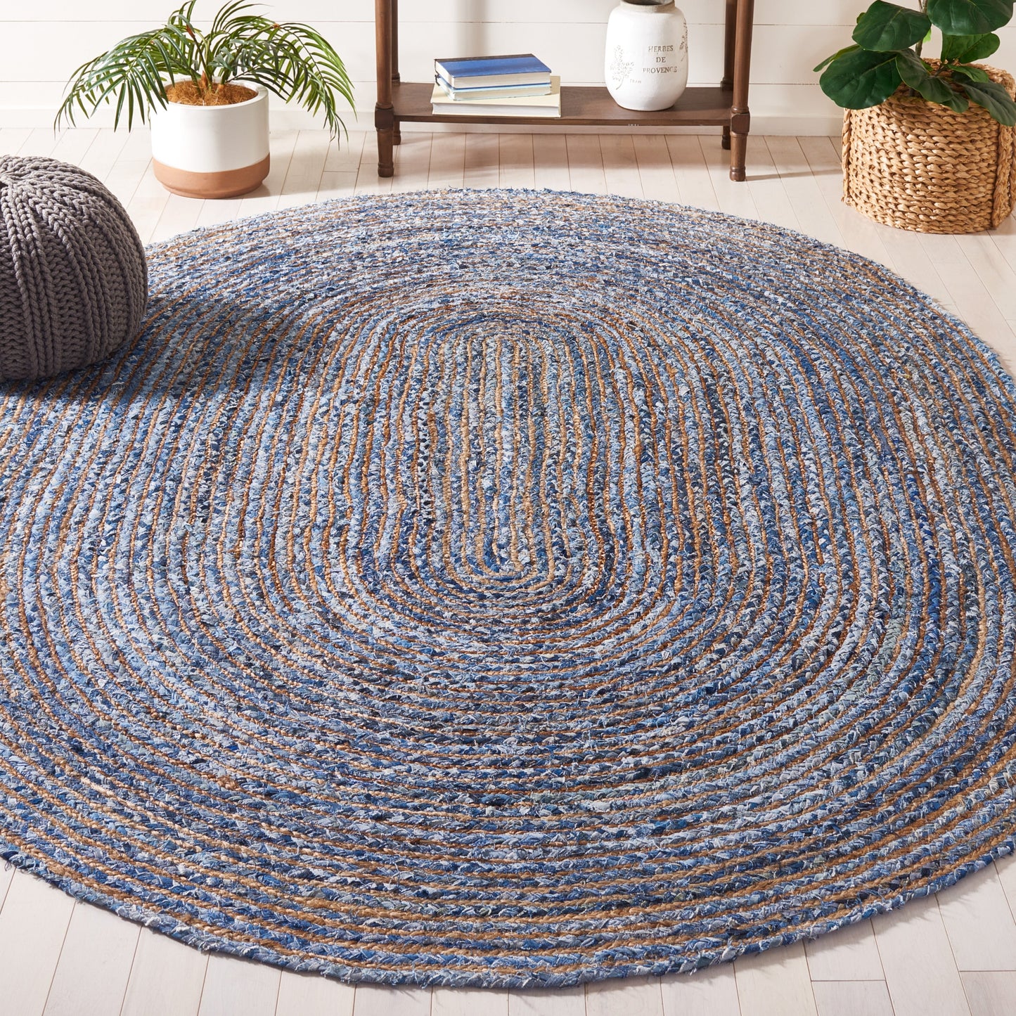 SAFAVIEH, Tapis côtier en jute bohème fait main Cape Cod Rietie