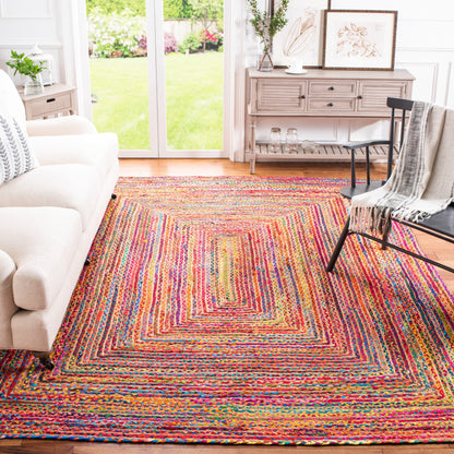 SAFAVIEH, Tapis côtier en jute bohème fait main Cape Cod Rietie