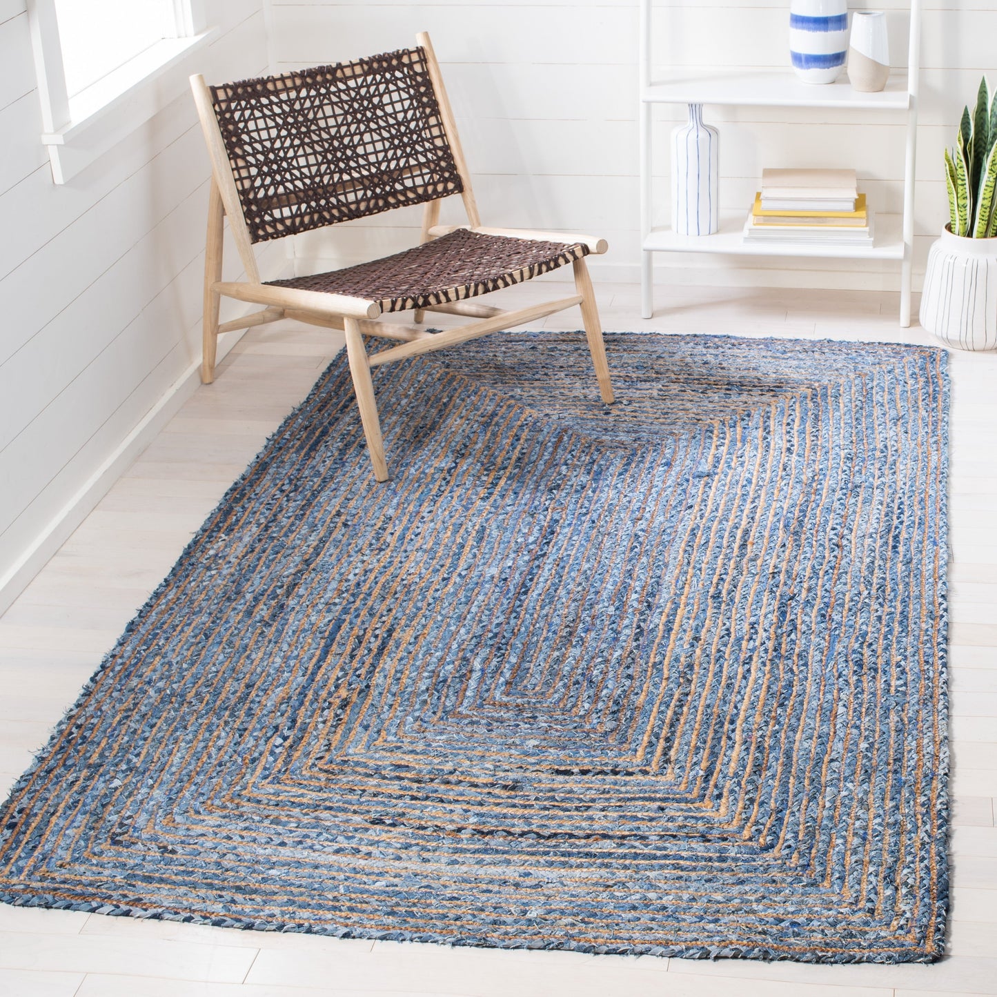 SAFAVIEH, Tapis côtier en jute bohème fait main Cape Cod Rietie