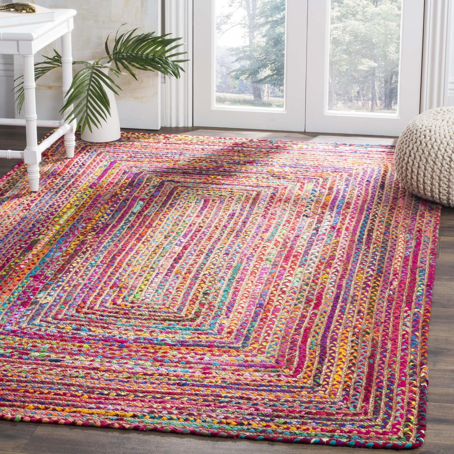 SAFAVIEH, Tapis côtier en jute bohème fait main Cape Cod Rietie