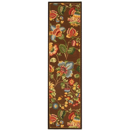 SAFAVIEH, tapis Chelsea Jurendine en laine florale fait main, style campagne française