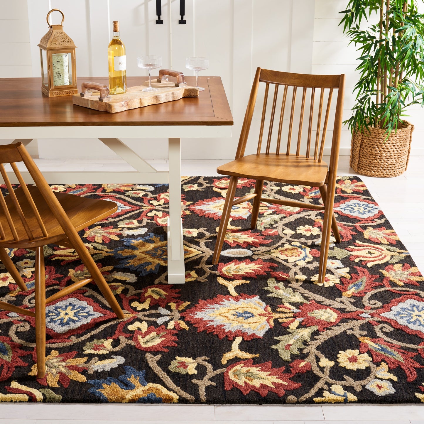 SAFAVIEH, tapis en laine fait main Marietje Blossom French Country