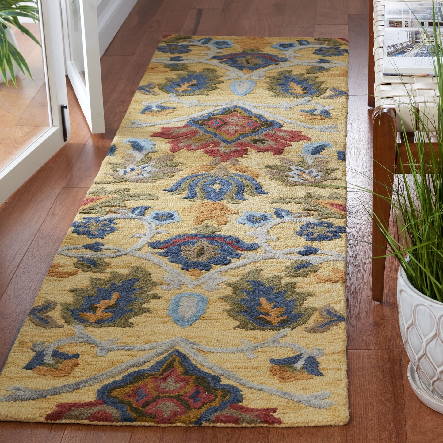 SAFAVIEH, tapis en laine fait main Marietje Blossom French Country