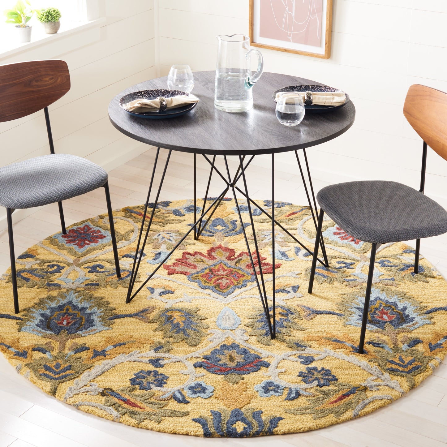 SAFAVIEH, tapis en laine fait main Marietje Blossom French Country