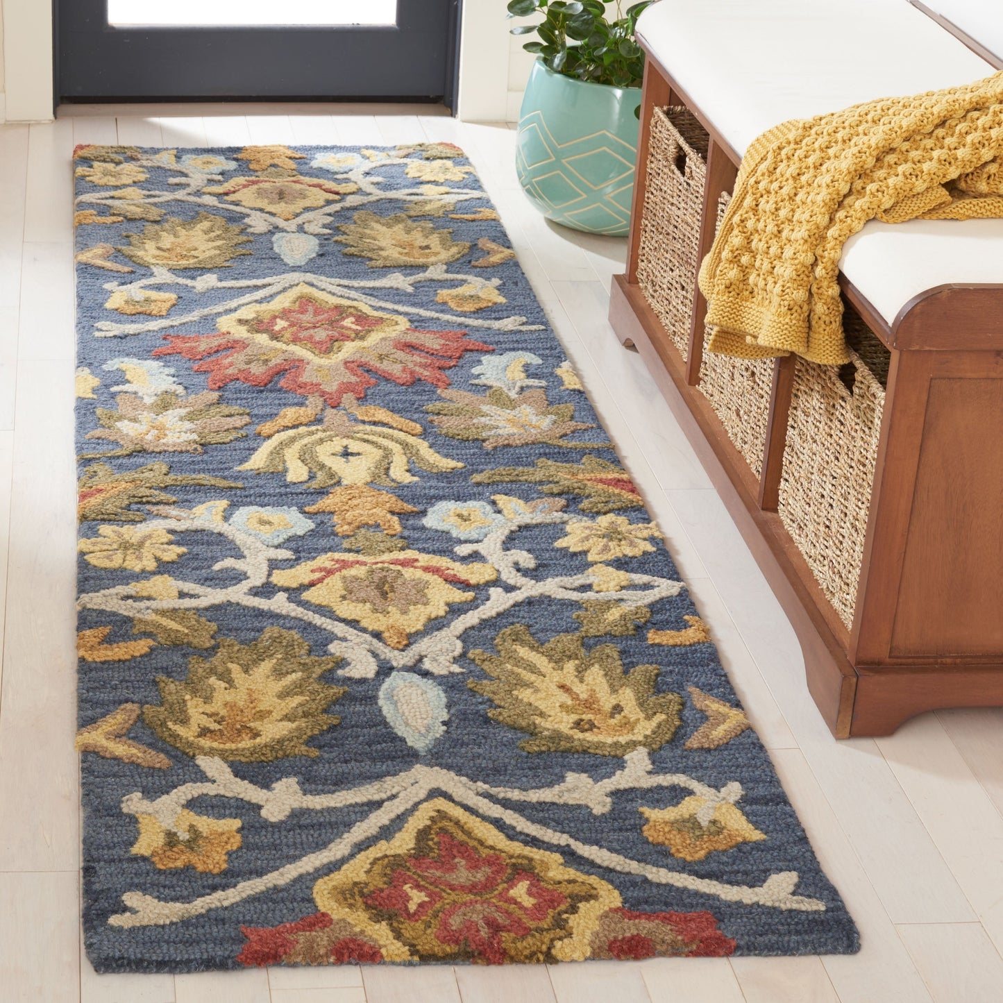 SAFAVIEH, tapis en laine fait main Marietje Blossom French Country